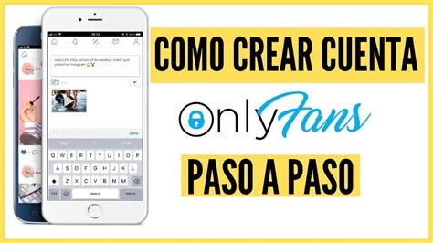 Crear una cuenta en OnlyFans